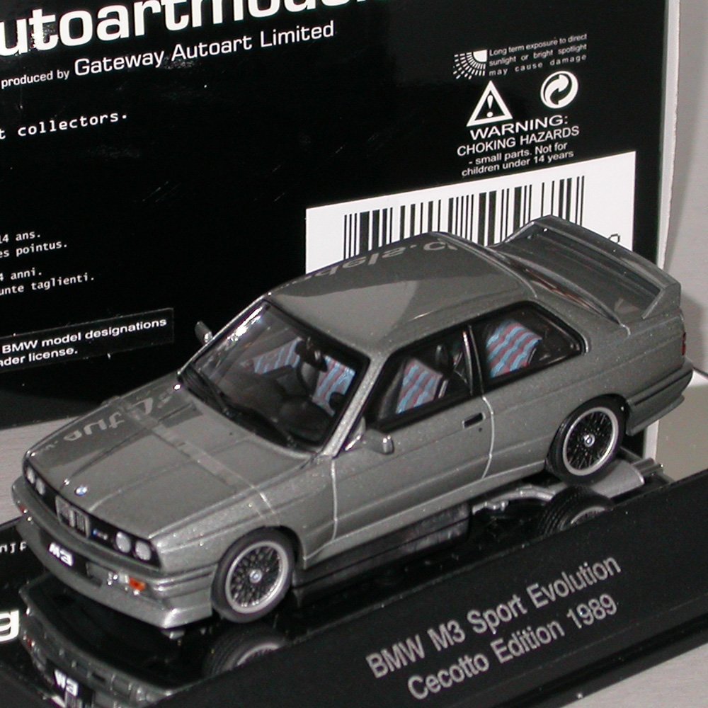 Amazon | AUTOart 1/43 BMW M3 チェコットエディション '89 (シルバー